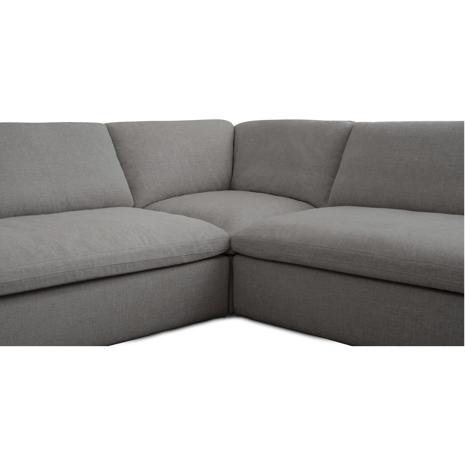 Miles Grey Outdoor Modular in Light Grey, 3 Piece